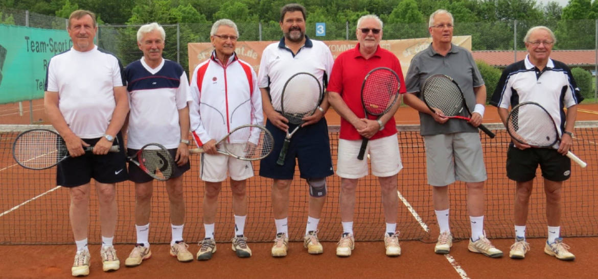 Herren 60 Tennis TSV Rottenbauer Gruppenbild
