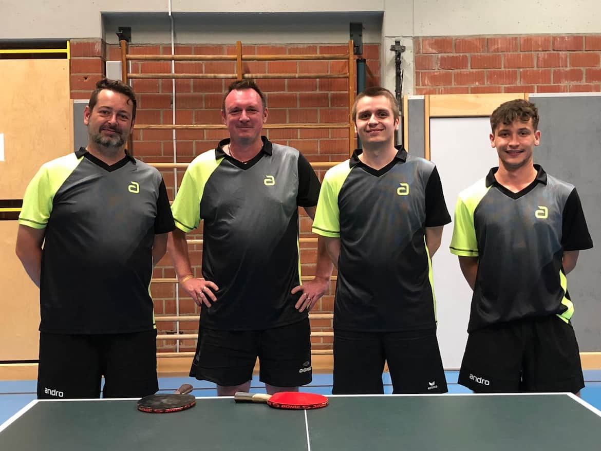 Tischtennis Herren 1 TSV Rottenbauer Mannschaftsbild