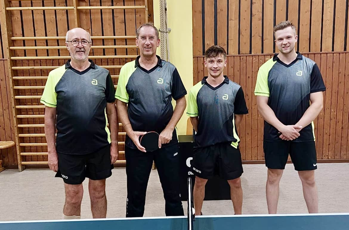 Tischtennis Herren 2 TSV Rottenbauer Mannschaftsbild